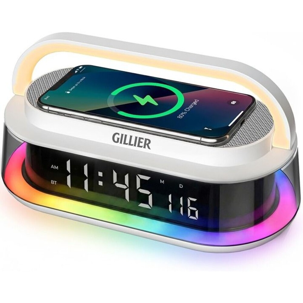 Wireless Charging Alarm Clock Radio